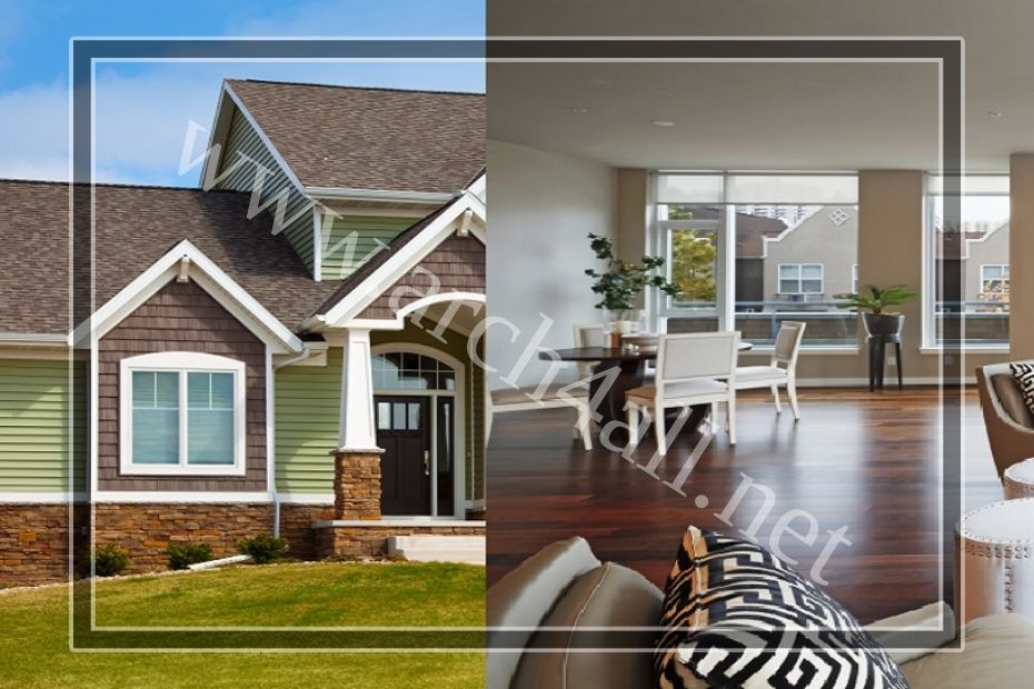 اختيار خامات تتماشى مع النمط الداخلي المستخدم في الفيلا