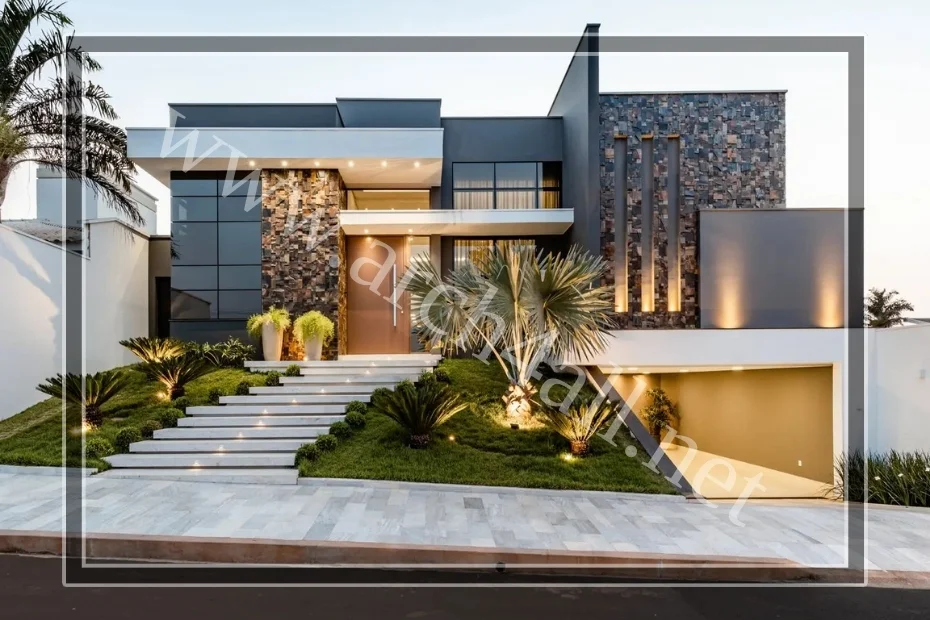 استخدام الحجر بالإكساء الخارجي