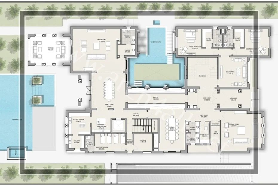 مخططات فلل مودرن