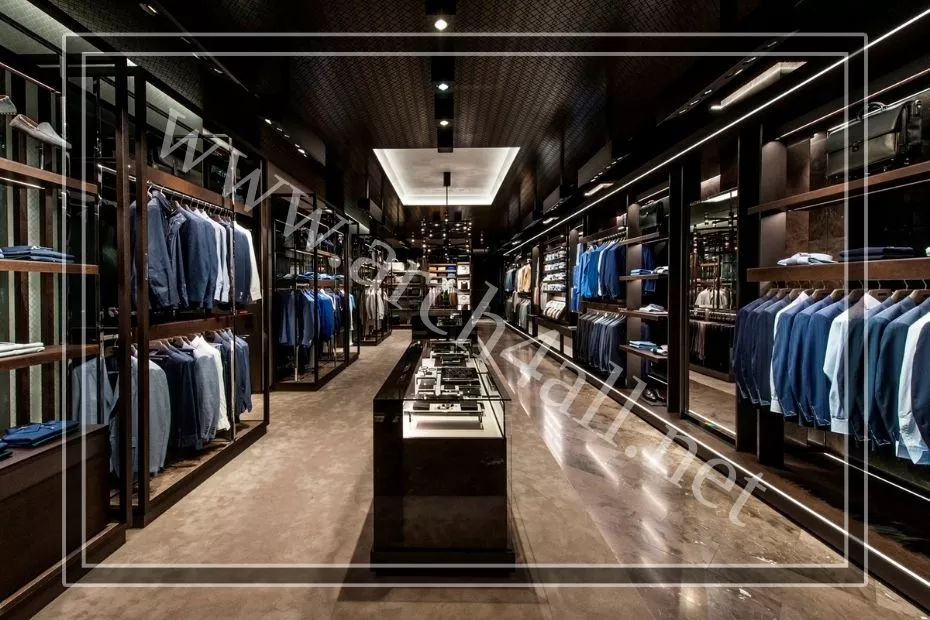 ديكور محل ملابس رجالي
