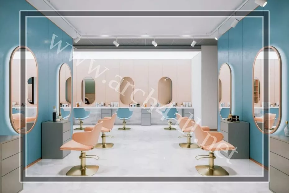 الألوان المحايدة كالرمادي والعاجي في ديكورات الصالون وتنسيقها مع اللون الأزرق السماوي