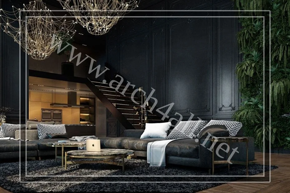 اللون الأسود الراقي