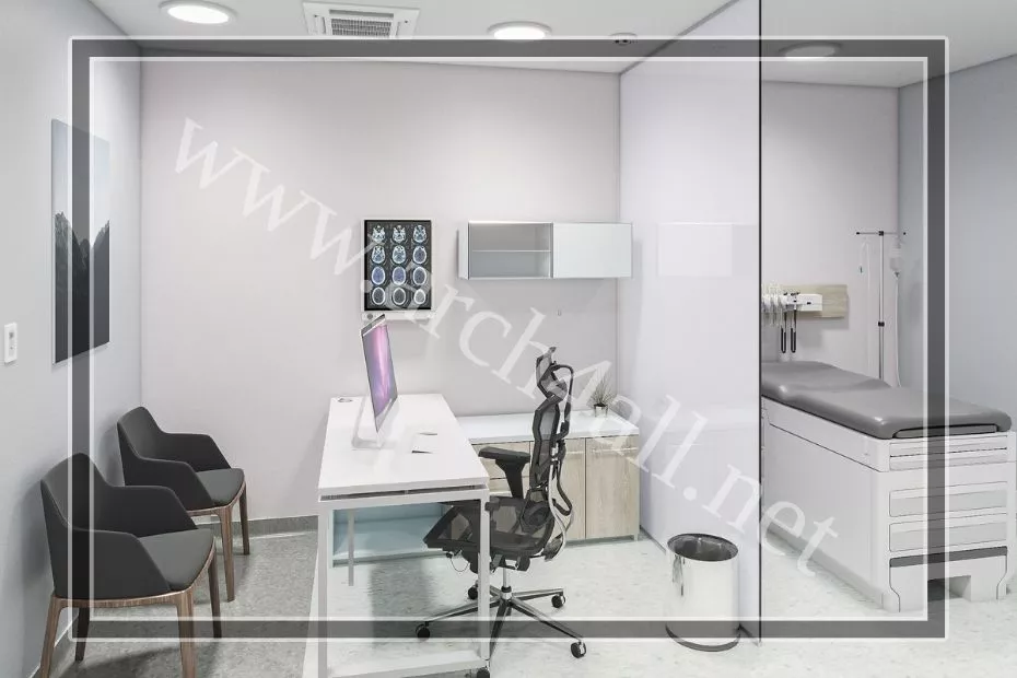 تصميم الركن المخصص للفحص بشكل يضمن خصوصيةً تامةً للمريض