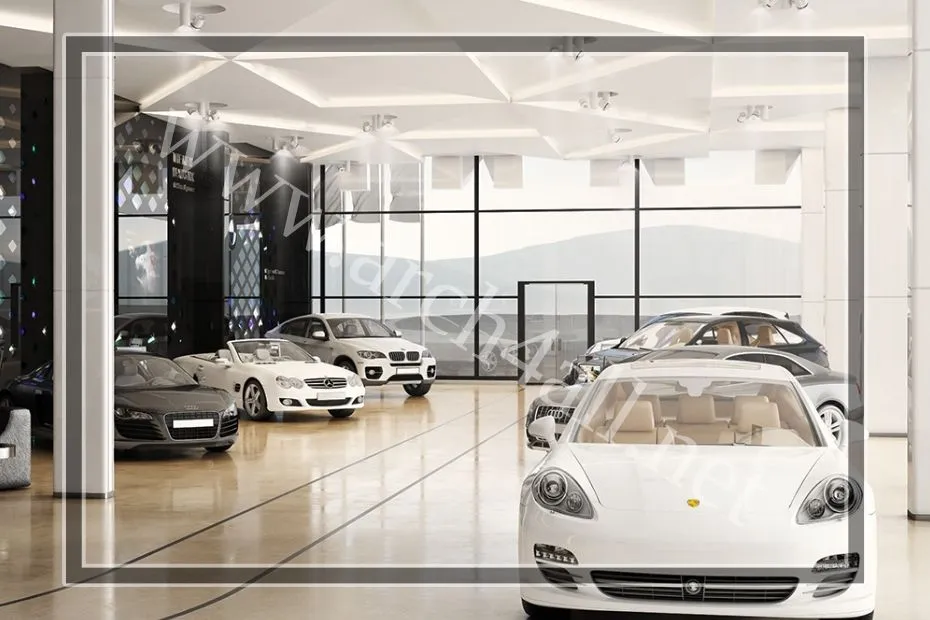 ديكور صالات عرض سيارات