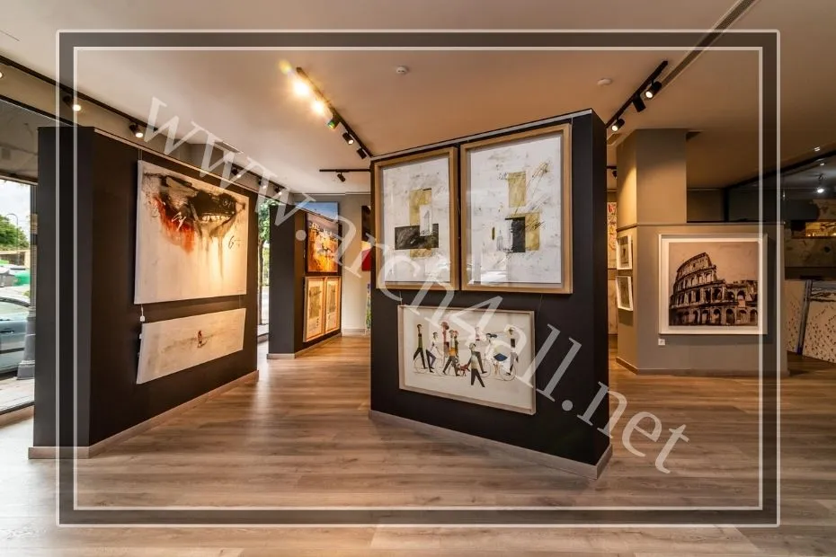 ديكور صالات عرض فنية