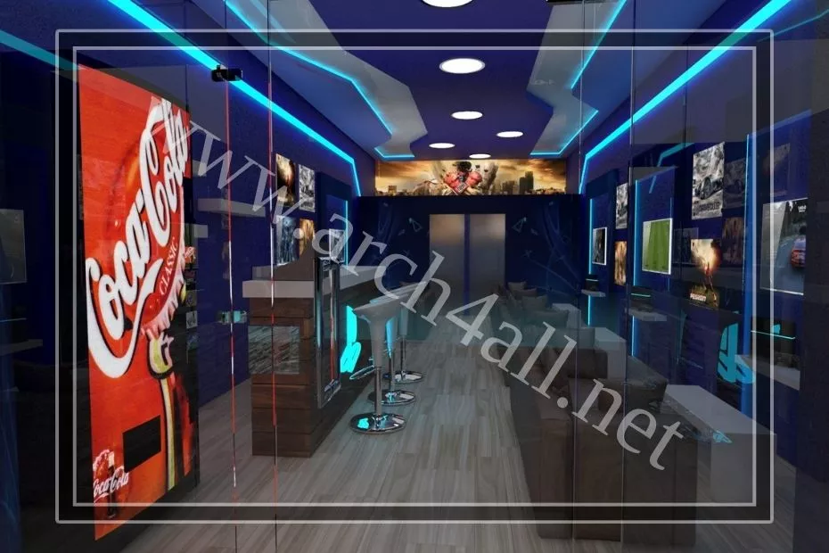 ديكور محلات الألعاب الإلكترونية في الإمارات