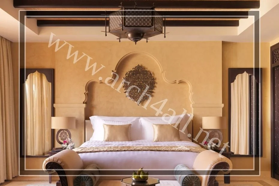 المواد الطبيعة كالرمال والأحجار والطين الداخلة في التصميم